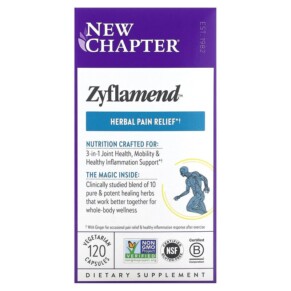 Thực phẩm chức năng New Chapter Zyflamend 120 Vegetarian Capsules 727783900753