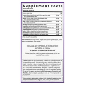 New Chapter Zyflamend 180 Mini Softgels 3 Thành phần vi chất của New Chapter Zyflamend 180 Mini Softgels 727783040565