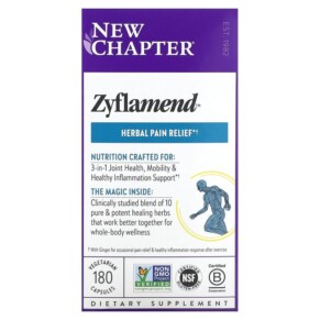 Thực phẩm chức năng New Chapter Zyflamend 180 Vegetarian Capsules 727783900739