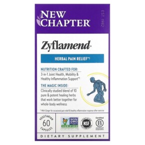Thực phẩm chức năng New Chapter Zyflamend 60 Vegetarian Capsules 727783900746