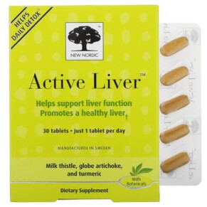 Thực phẩm chức năng New Nordic US Inc Active Liver 30 Tablets 741805919554