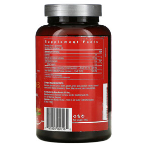 New Nordic US Inc Cran Berry Vegan Gummies Mixed Berry 60 Gummies 3 Thành phần vi chất của New Nordic US Inc Cran Berry Vegan Gummies Mixed Berry 60 Gummies 741805000160