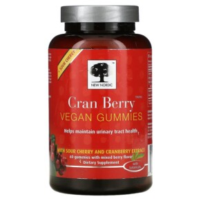 Thực phẩm chức năng New Nordic US Inc Cran Berry Vegan Gummies Mixed Berry 60 Gummies 741805000160