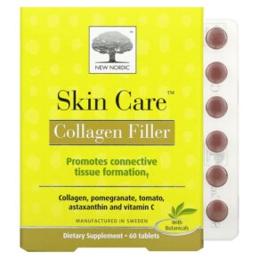 Thực phẩm chức năng New Nordic US Inc Skin Care Collagen Filler 60 Tablets 741805919707