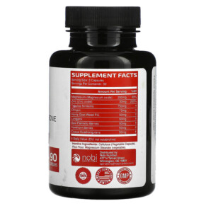 Thành phần vi chất của Nobi Nutrition Premium Testosterone Booster 90 Capsules 850018274081