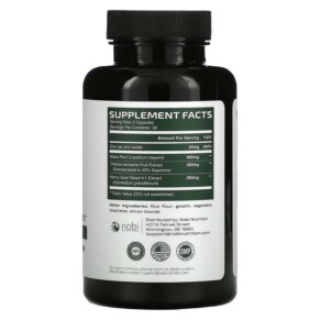 Thành phần vi chất của Nobi Nutrition Ultimate Male Enhancement 60 Capsules 850018274128