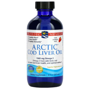 Thực phẩm chức năng Nordic Naturals Arctic Cod Liver Oil Strawberry 8 fl oz (237 ml) 768990567834