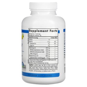 Thành phần vi chất của Nordic Naturals Balanced Omega Lemon 830 mg 180 Softgels 768990505010