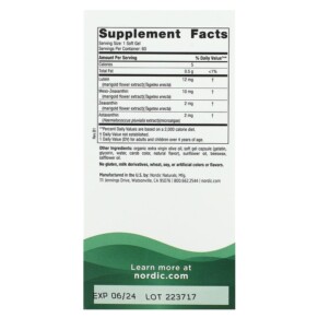 Thành phần vi chất của Nordic Naturals Blue Light Eye Defense 60 Softgels 768990018398