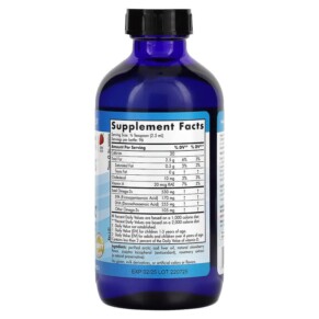 Thành phần vi chất của Nordic Naturals Children's DHA Ages 1-6 Strawberry 530 mg 8 fl oz (237 ml) 768990027239