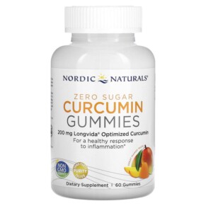 Thực phẩm chức năng Nordic Naturals Curcumin Gummies Mango 100 mg 60 Gummies 768990301865