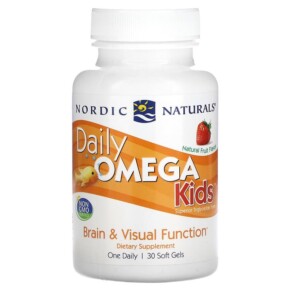 Thực phẩm chức năng Nordic Naturals Daily Omega Kids Natural Fruit 30 Soft Gels 768990018176