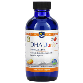 Thực phẩm chức năng Nordic Naturals DHA Junior Ages 1+ Strawberry 4 fl oz (119 ml) 768990031830