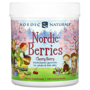 Thực phẩm chức năng Nordic Naturals Nordic Berries Cherry Berry 120 Gummy Berries 768990301261
