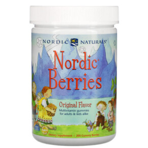 Thực phẩm chức năng Nordic Naturals Nordic Berries Multivitamin Gummies Original Flavor 200 Gummy Berries 768990301247