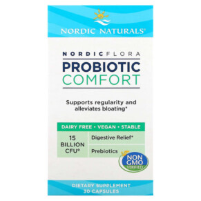 Thực phẩm chức năng Nordic Naturals Nordic Flora Probiotic Comfort 15 Billion CFU 30 Capsules 768990016769