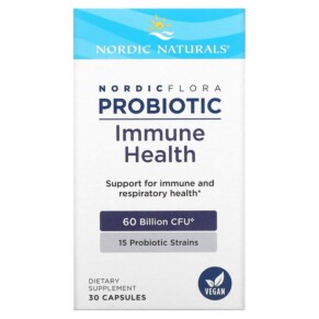 Thực phẩm chức năng Nordic Naturals Nordic Flora Probiotic Immune Health 60 Billion CFU 30 Capsules 768990016844