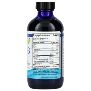 Thành phần vi chất của Nordic Naturals Omega-3 Lemon 1560 mg 8 fl oz (237 ml) 768990027635