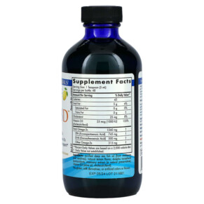 Thành phần vi chất của Nordic Naturals Omega-3D Lemon 8 fl oz (237 ml) 768990027659