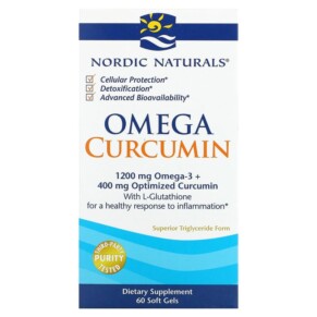 Thực phẩm chức năng Nordic Naturals Omega Curcumin 1.200 mg 60 Soft Gels 768990018756