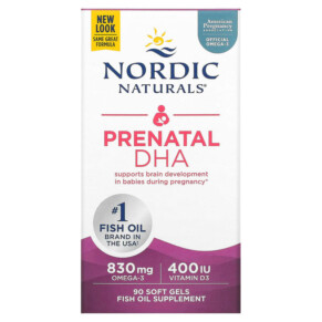 Thực phẩm chức năng Nordic Naturals Prenatal DHA 90 Soft Gels 768990017414