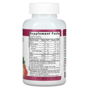 Thành phần vi chất của Nordic Naturals Probiotic Gummies Kids Merry Berry Punch 60 Gummies 768990301704