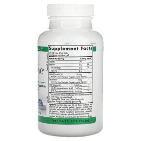 Thành phần vi chất của Nordic Naturals ProDHA Eye 1.000 mg 120 Softgels 768990500978