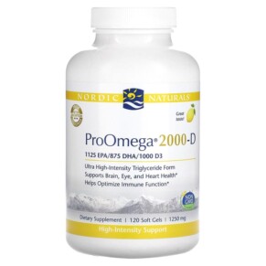 Thực phẩm chức năng Nordic Naturals ProOmega 2000-D Lemon 1.250 mg 120 Soft Gels 768990121357