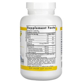 Nordic Naturals ProOmega-D Lemon 1.000 mg 180 Soft Gels 3 Thành phần vi chất của Nordic Naturals ProOmega-D Lemon 1.000 mg 180 Soft Gels 768990141249