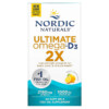 Thực phẩm chức năng Nordic Naturals Ultimate Omega 2X with Vitamin D3 Lemon 60 Softgels 768990021558