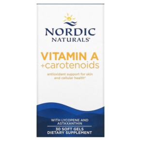 Thực phẩm chức năng Nordic Naturals Vitamin A + Carotenoids 30 Softgels 768990015304