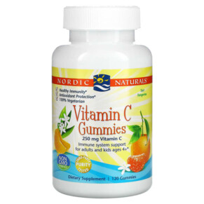 Thực phẩm chức năng Nordic Naturals Vitamin C Gummies Tart Tangerine 125 mg 120 Gummies 768990301612