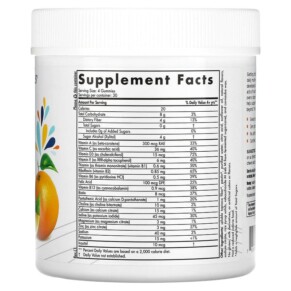 Thành phần vi chất của Nordic Naturals Zero Sugar Kids Multi Gummies Orange Lemon 120 Gummies 768990301278