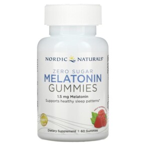 Thực phẩm chức năng Nordic Naturals Zero Sugar Melatonin Gummies Raspberry 1.5 mg 60 Gummies 768990301889
