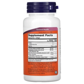 Thành phần vi chất của NOW Foods 7-Keto LeanGels 100 mg 60 Softgels 733739030221