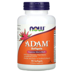 Thực phẩm chức năng NOW Foods ADAM Superior Men's Multi 90 Softgels 733739038807