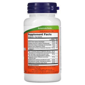 Thành phần vi chất của NOW Foods Adrenal Stress Support 90 Veg Capsules 733739033444