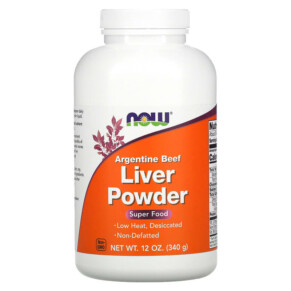 Thực phẩm chức năng NOW Foods Argentine Beef Liver Powder 12 oz (340 g) 733739024503