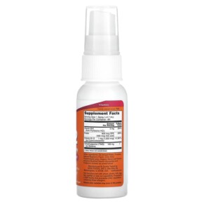 Thành phần vi chất của NOW Foods B-12 Liposomal Spray 1.000 mcg 2 fl oz (59 ml) 733739039101