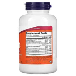 Thành phần vi chất của NOW Foods B-50 250 Veg Capsules 733739004222