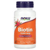 NOW Foods Biotin 5.000 mcg 60 Veg Capsules 5 Thực phẩm chức năng NOW Foods Biotin 5.000 mcg 60 Veg Capsules 733739004710