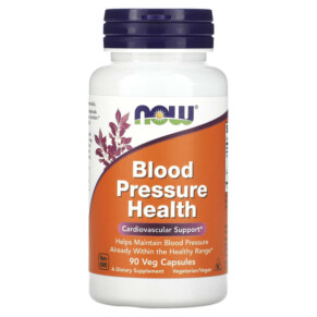 Thực phẩm chức năng NOW Foods Blood Pressure Health 90 Veg Capsules 733739030665