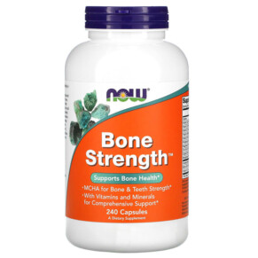 Thực phẩm chức năng NOW Foods Bone Strength 240 Capsules 733739012296