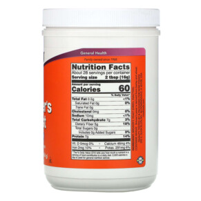 Thành phần vi chất của NOW Foods Brewer's Yeast Super Food 1 lb (454 g) 733739024206