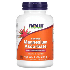 Thực phẩm chức năng NOW Foods Buffered Magnesium Ascorbate Vitamin C Powder 8 oz (227 g) 733739007568