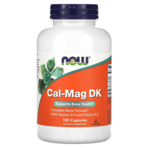 Thực phẩm chức năng NOW Foods Cal-Mag DK 180 Capsules 733739012678