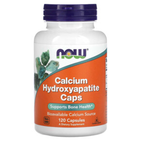 Thực phẩm chức năng NOW Foods Calcium Hydroxyapatite Caps 120 Capsules 733739012531