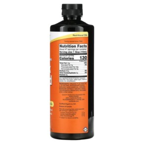 Thành phần vi chất của NOW Foods Certified Organic Flax Seed Oil 24 fl oz (710 ml) 733739017611