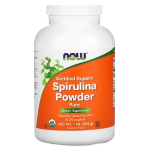 Thực phẩm chức năng NOW Foods Certified Organic Spirulina Powder 1 lb (454 g) 733739027146