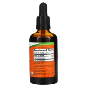 NOW Foods Certified Organic Turmeric Extract 2 fl oz (59 ml) 3 Thành phần vi chất của NOW Foods Certified Organic Turmeric Extract 2 fl oz (59 ml) 733739048233